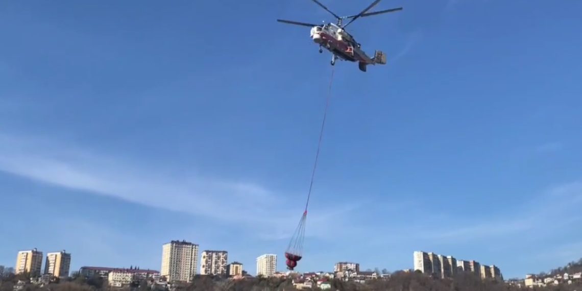 Площадь лесного пожара в Сочи увеличилась до 11 гектар