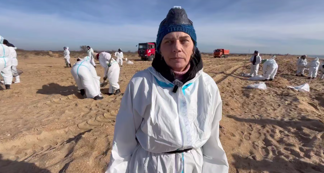 Жанна Грибова: Мазута на Черноморском побережье стало намного меньше