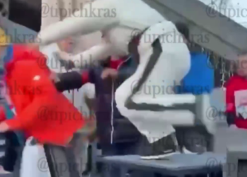 На российском «Куршевеле» в Сочи туристы устроили драку