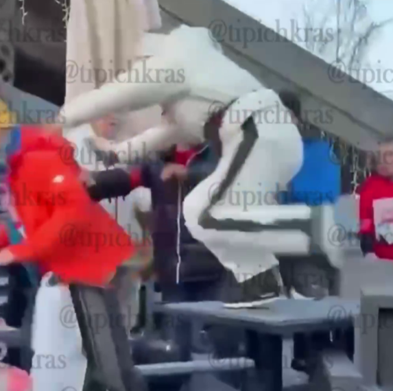 На российском «Куршевеле» в Сочи туристы устроили драку