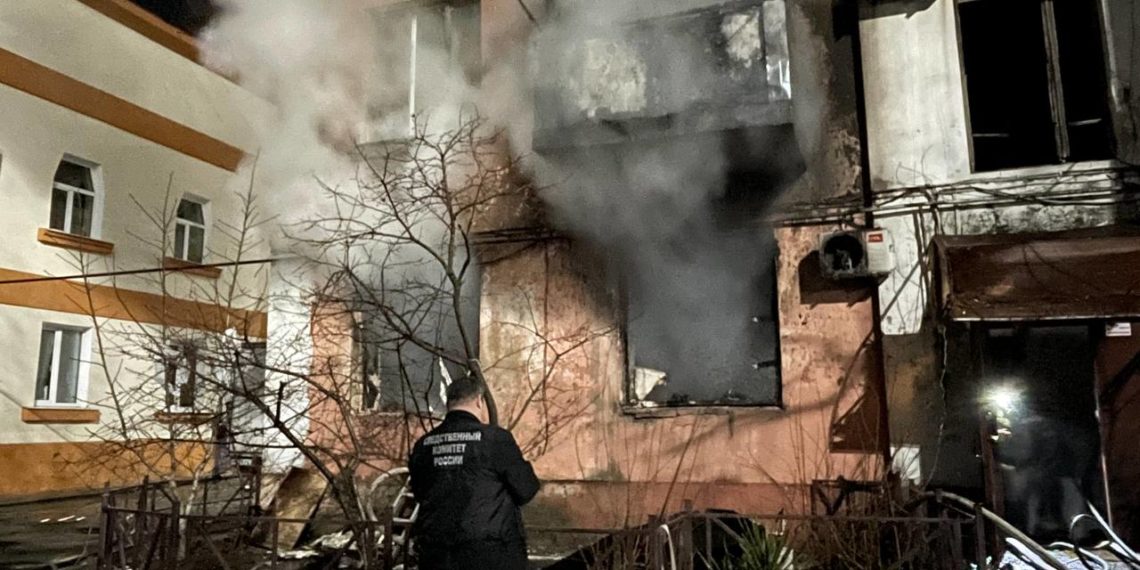 В результате взрыва газа в Туапсе пострадал 33-летний мужчина