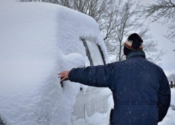 В Сочи выпало пять годовых норм снега за шесть часов – город парализован