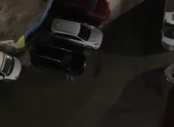 В Краснодаре Человек-паук устроил ночной бой с припаркованными автомобилями