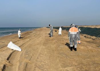 В Анапе зафиксировали новые выбросы мазута 9 марта