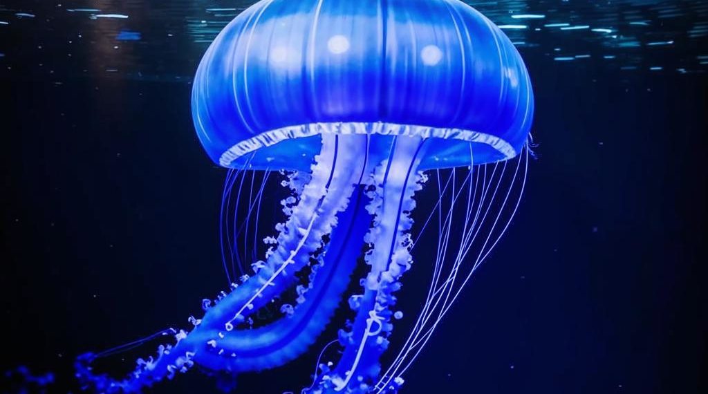 В Сочи сняли на видео редкую медузу корнерот в акватории Морского порта