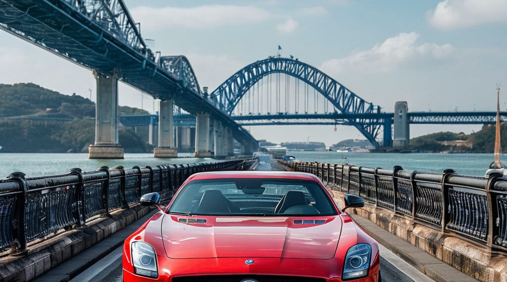 На подъезде к Крымскому мосту со стороны Кубани образовалась масштабная пробка