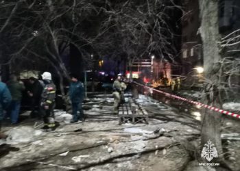 МЧС опубликовало кадры с места взрыва в пятиэтажке в Белореченске