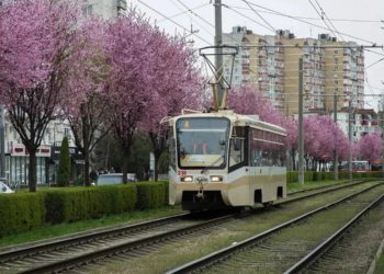 Движение трамваев в Краснодаре изменят из-за ремонта путей