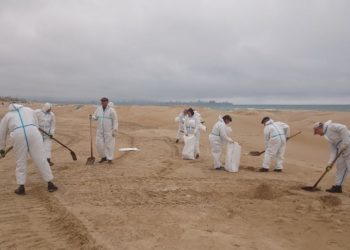 В Анапе обнаружили новые выбросы мазута 26 апреля