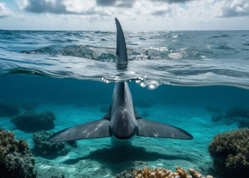 У берегов Сочи на видео сняли акулу