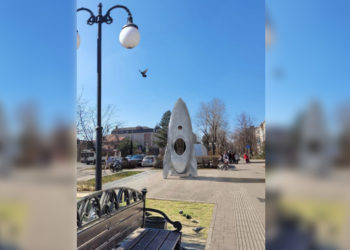 Ракета с историей: арт-объект из Краснодара переехал в Новороссийск