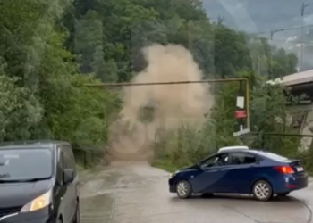 После схода селя в Сочи произошел разрыв газовой трубы