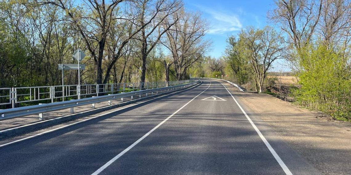 Почти 10 км трассы отремонтировали между Березанской и Каневской