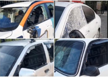 В Сочи ночью вандалы разгромили десяток машин: разбиты стекла и зеркала