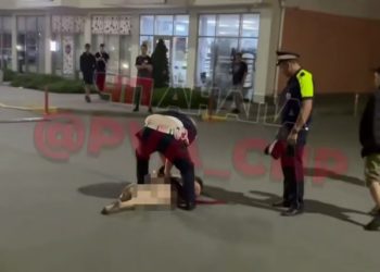 В Анапе голая женщина ходила по дороге и била по машине