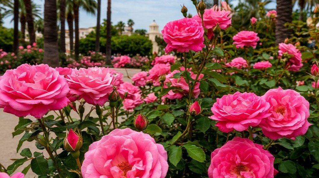 Цветочная симфония: в сочинском парке «Ривьера» зацвели тысячи роз
