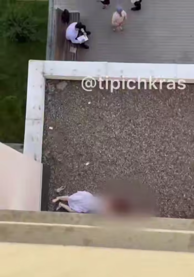 В Анапе обнаружено тело девушки в белом платье на козырьке многоэтажки