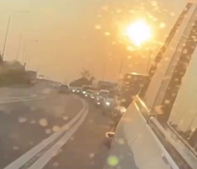 Многокилометровая пробка парализовала трассу в сторону моря под Горячим Ключом