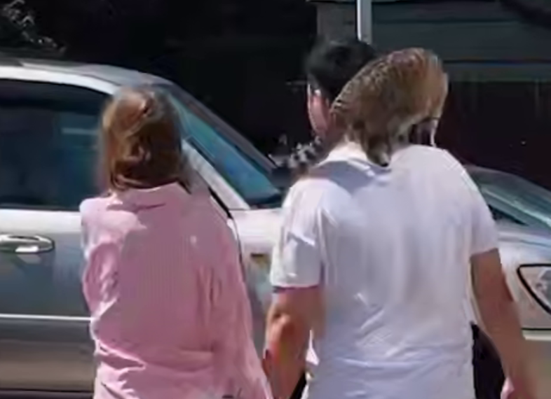 «Круче, чем пират с попугаем»: в Анапе заметили мужчину с котом на плече