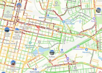 Краснодар встал в 7-балльных пробках после мощного залпового ливня