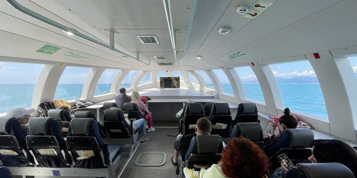 Новое судно на подводных крыльях «Космонавт Павел Попович» начало курсировать в Сочи