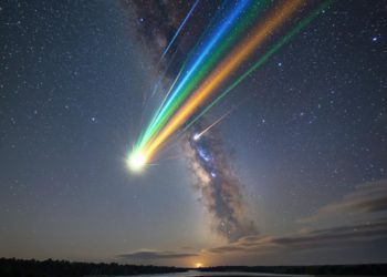 Яркий болид осветил небо над Сочи: метеорит мог упасть в Чёрное море