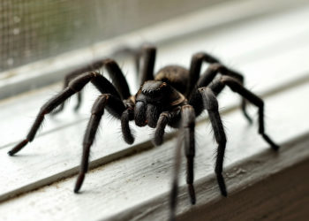 В Сочи гигантский паук на подоконнике напугал местную жительницу