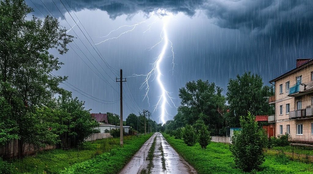 В среду 18 июня на Кубани ударят грозы и сильные дожди с порывистым ветром