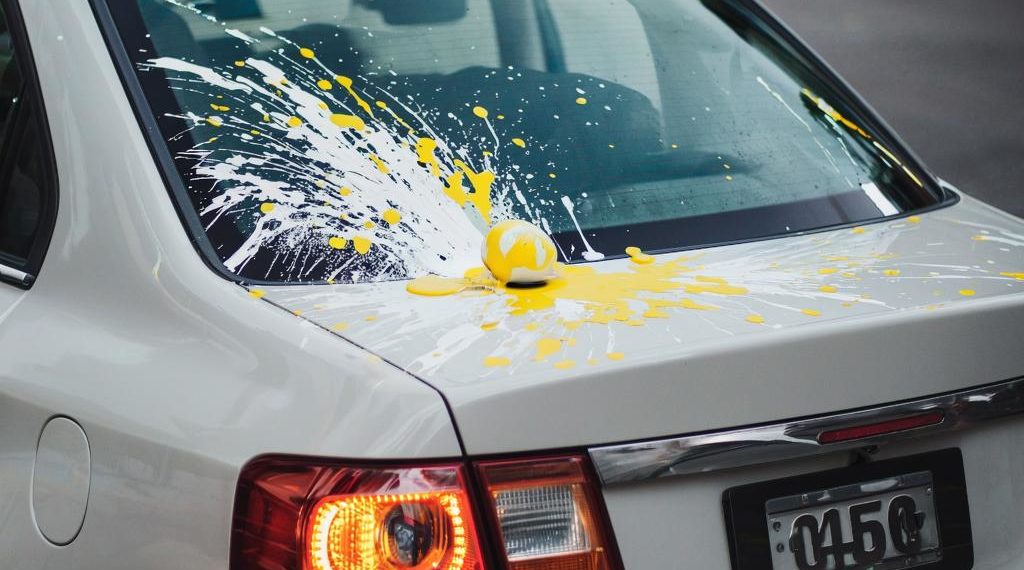 В Сочи мужчина забрасывает соседские автомобили яйцами