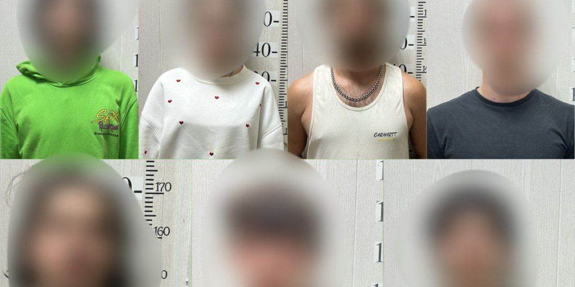 В Кропоткине задержали группу молодых людей из 7 человек, устроивших голое шоу