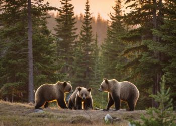 Медвежье нашествие в Красной Поляне Сочи: хищники стали чаще выходить к людям