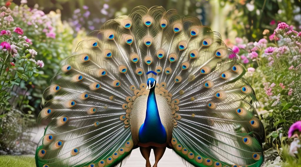 Павлин из Ботанического сада Краснодара наведался в «сельхоз» проверить сессию