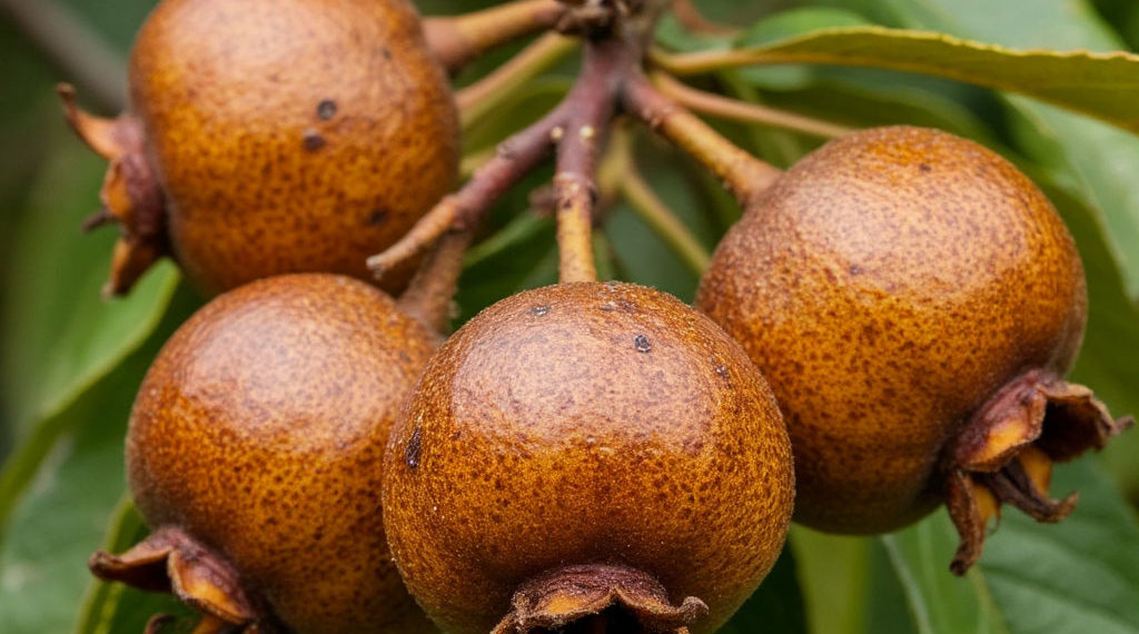 «Прекрасно утоляют жажду и освежают»: в Сочи плодоносит мушмула