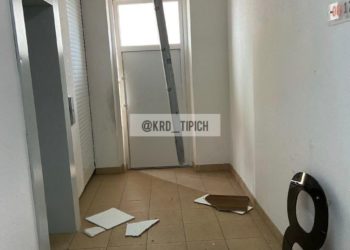 В Краснодаре искатель сокровищ разрушил подъезд многоэтажки