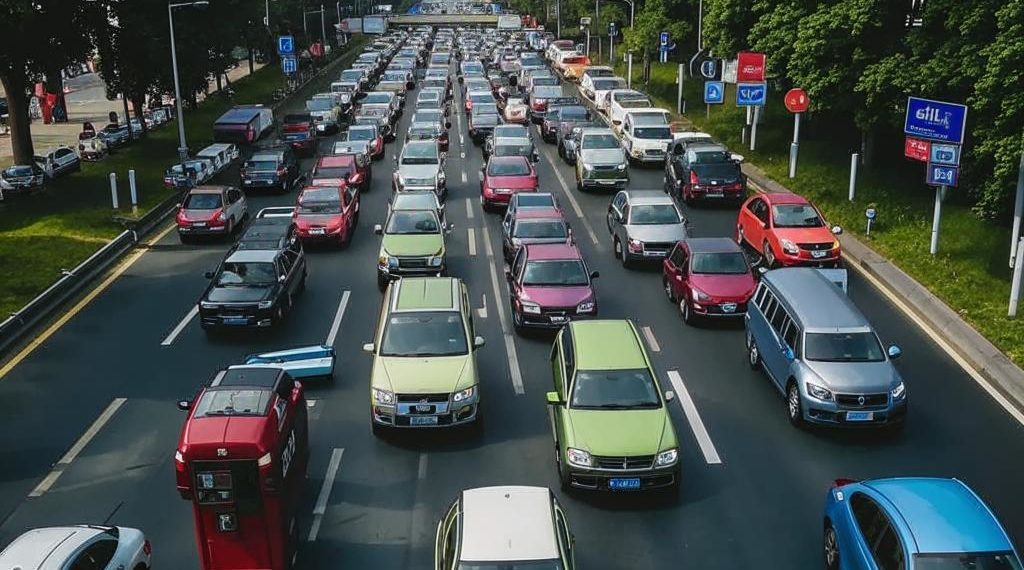 На подъездах к Крымскому мосту образовались очереди из 850 авто