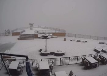 В горах Сочи выпал снег 16 июня