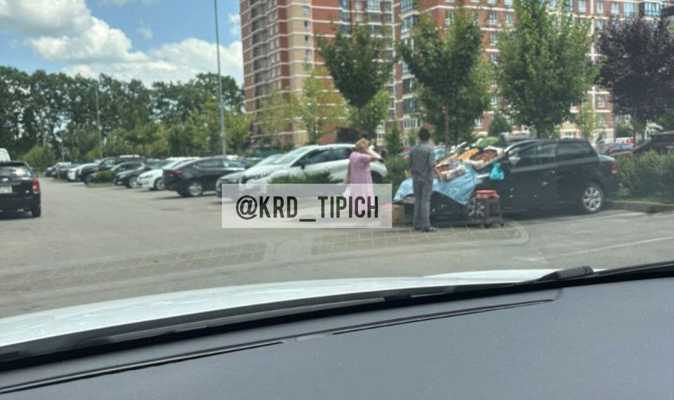 В Краснодаре жители ЖК возмущены стихийным рынком: рейды не помогают