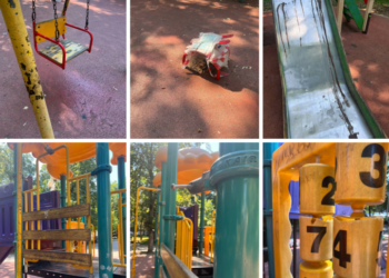 Жители Краснодара бьют тревогу из-за опасной детской площадки в центре города