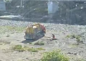 В Адлере водитель ассенизатора устроил «зловонный сюрприз» в пойме реки Мзымта