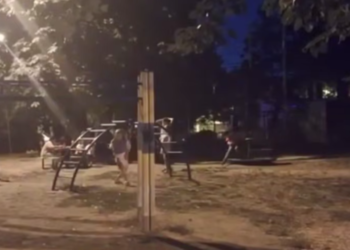 В Краснодаре конфликт из-за шума на детской площадке перерос в грубую перепалку