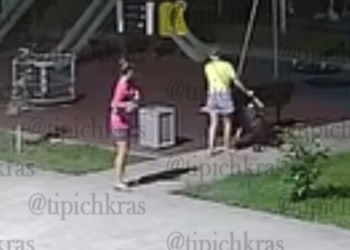 В Краснодаре молодые матери забрали чужой рюкзак с детской площадки