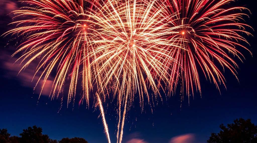 В Сочи во время действия опасности БПЛА запустили фейерверки у Зимнего театра