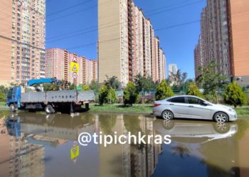 В Краснодаре жители «элитного» микрорайона вновь столкнулись с потопом из фекалий