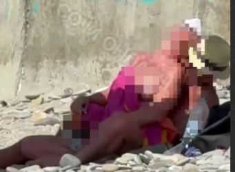 Отдыхающие возмущены откровенными ласками влюблённой пары на пляже в Сочи