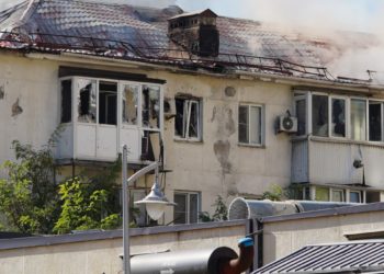 Власти опубликовали фото атаки БПЛА на Новороссийск днем 24 сентября