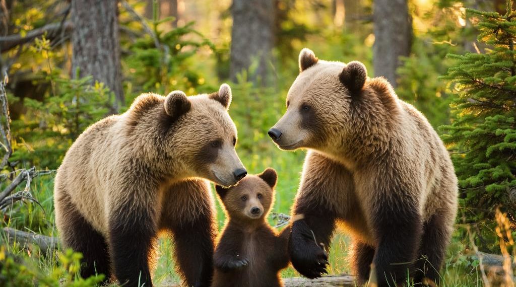 В Красной Поляне Сочи медведица с медвежатами держит в страхе местных жителей