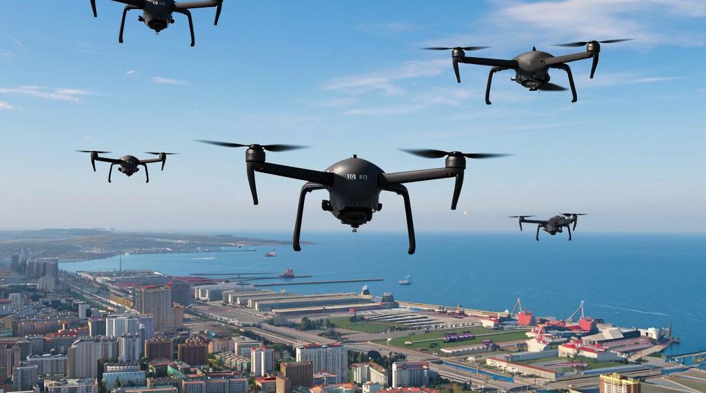 Kub Mash: Момент атаки дронами в Новороссийске попал на видео