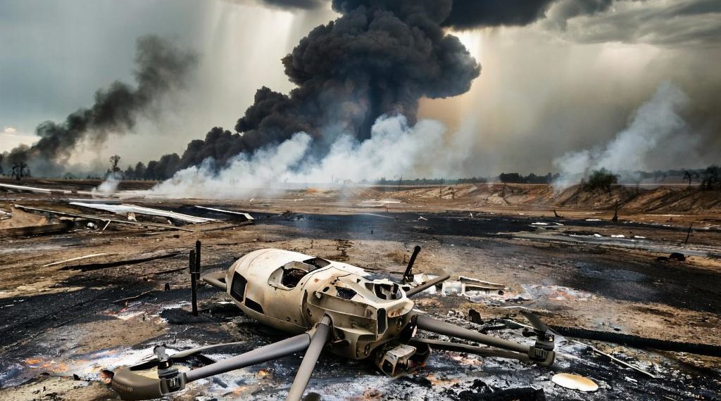 Оперштаб: части беспилотника рухнули на жилой дом на Кубани, возник пожар