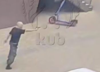 В Краснодаре разгуливал мужчина с пистолетом