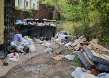 В Сочи жители двух улиц не могут поделить контейнерную площадку